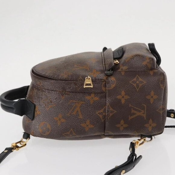 LOUIS VUITTON Monogram Palm Springs MINI Backpack M44873 LV Auth 157354 main image 12